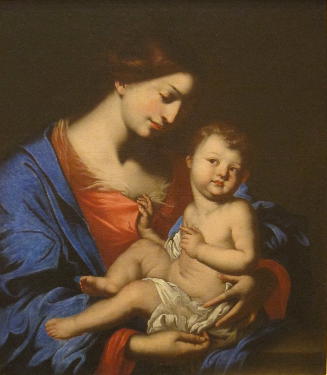Madonna og barn af Pacecco De Rosa