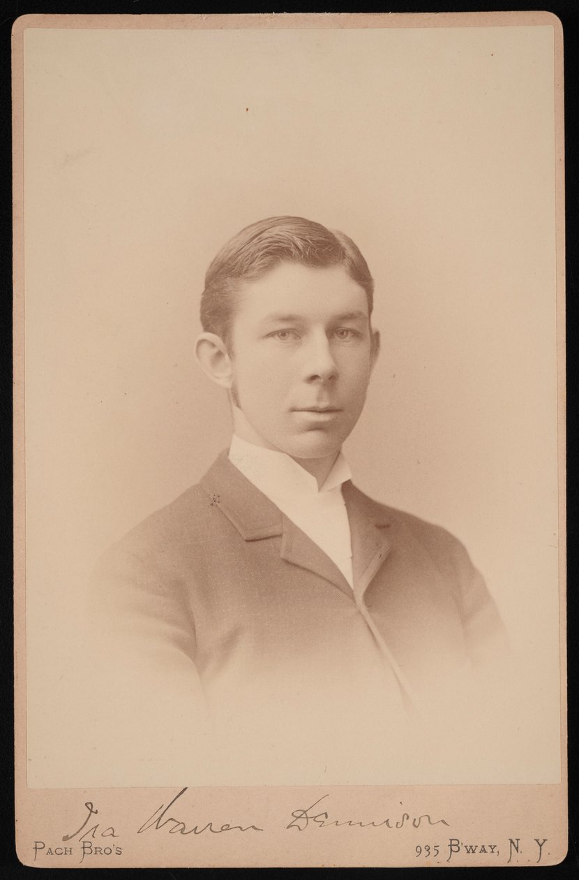 Portræt af Ira Warren Dennison, mellem 1891 og 1893. af Pach Bros