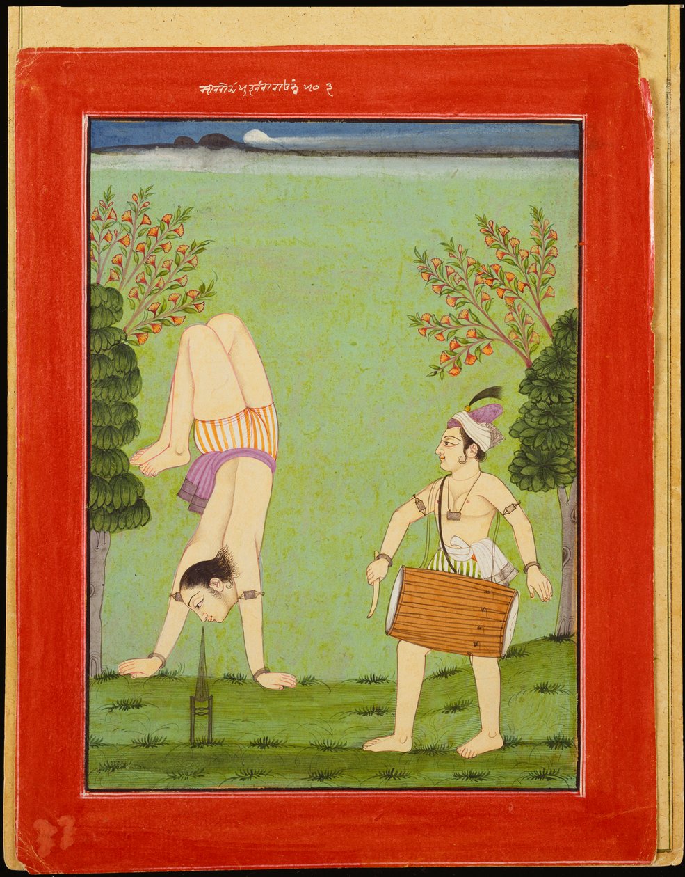 Gauda Raga: Tredje søn af Dipak, ca. 1750 af Pahari School