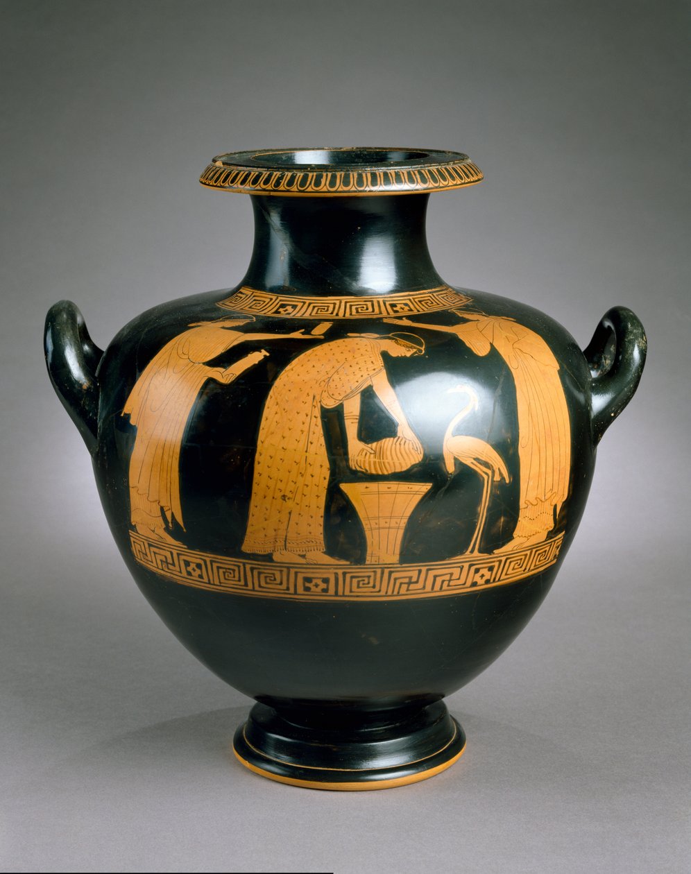Græsk Attic rødfigur Hydria, 470-60 f.Kr. (keramik) af Painter of the Yale Oinochoe Painter of the Yale Oinochoe
