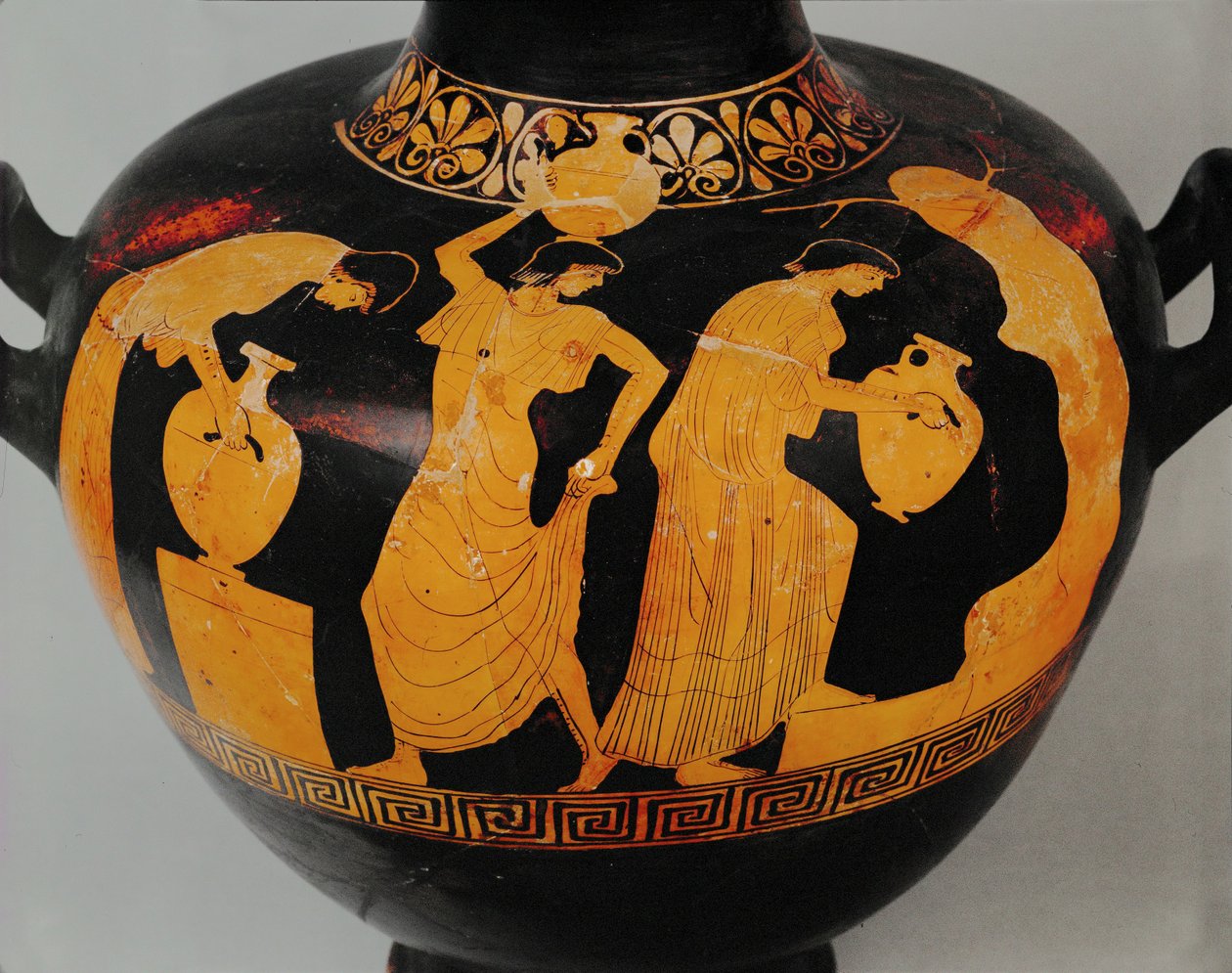 Thrakiske kvinder ved brønden ... af Painter Aegisthus