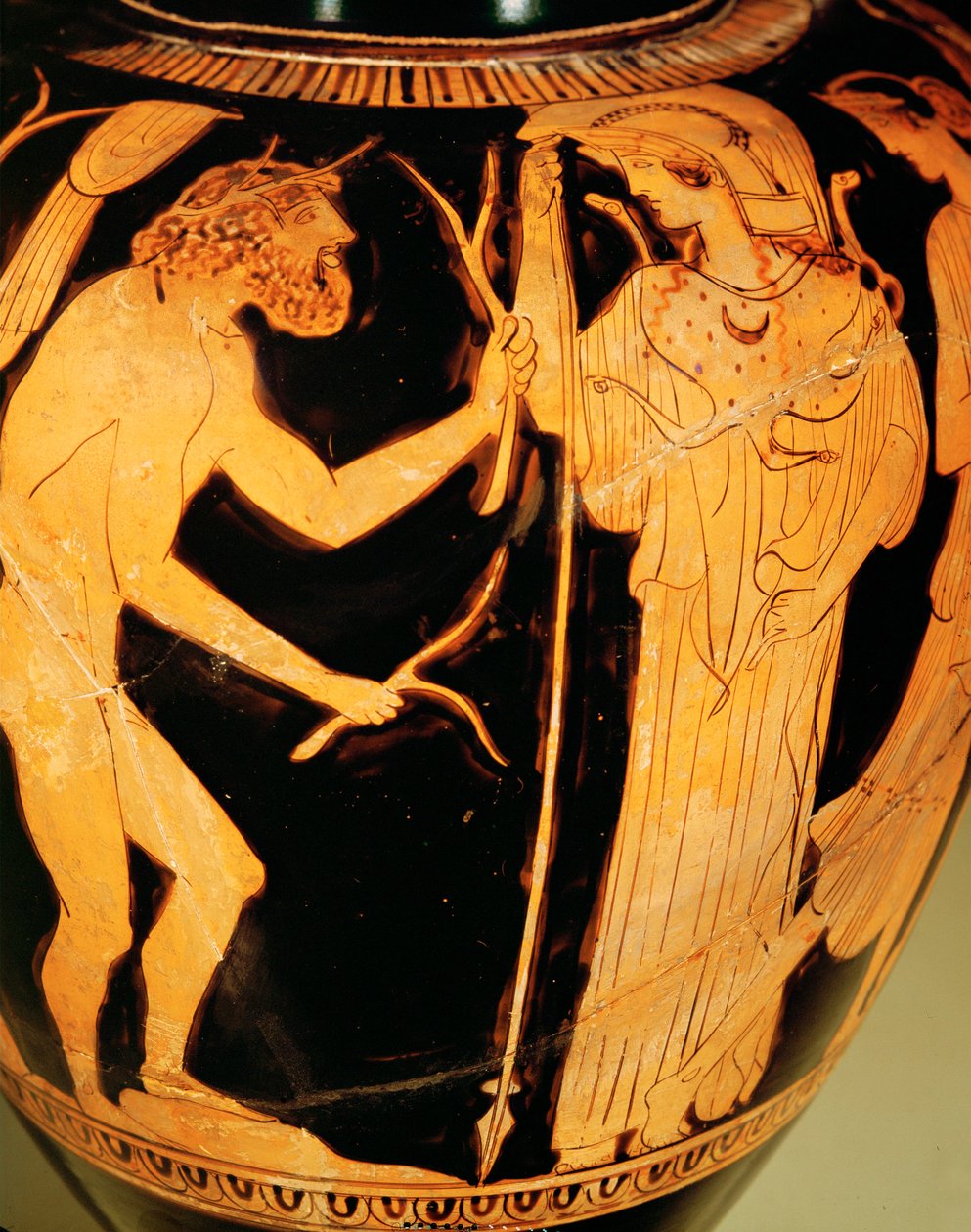 Odysseus og Athene ved mødet med Nausicaa ... af Painter Nausicaa