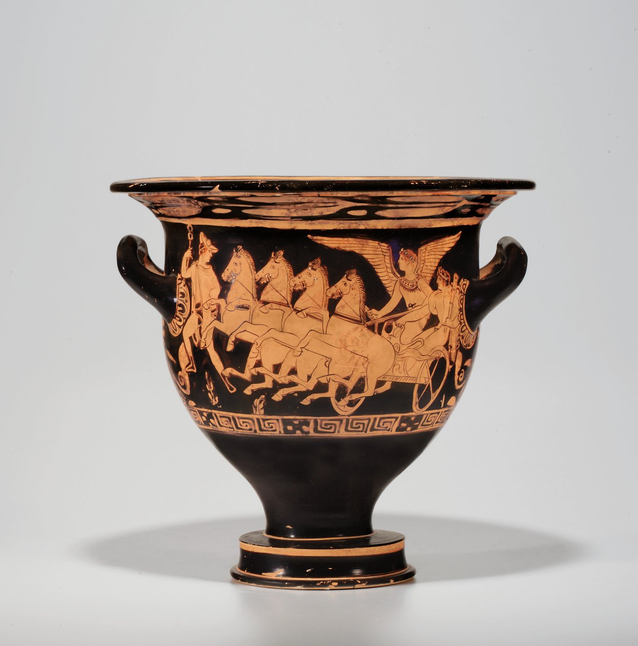Attisk rødfigur klokkekrater, ca. 390-370 f.Kr af Painter of London F64