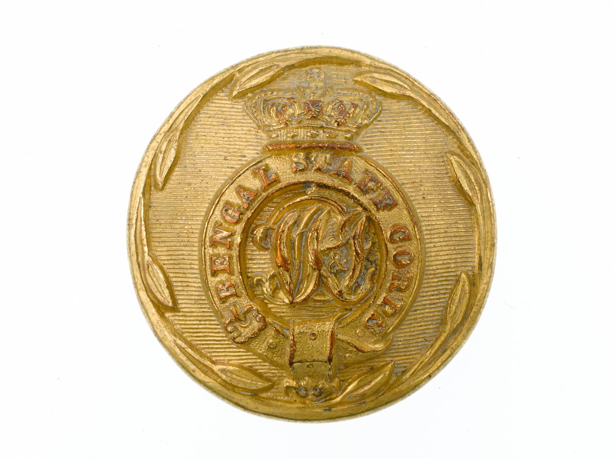 Button, Bengal Staff Corps, 1876-1891 af Pakistani School