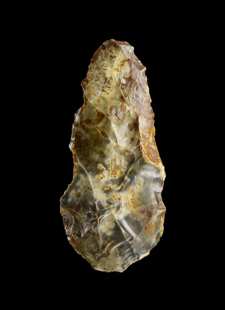 Håndøkse (flint) af Paleolithic