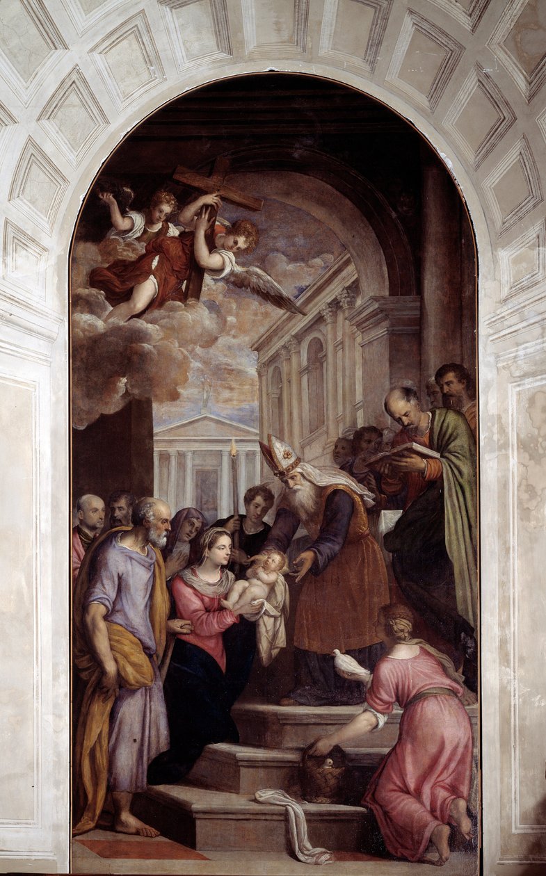 Præsentation af Jesus til templet (maleri af Palma Il Giovane