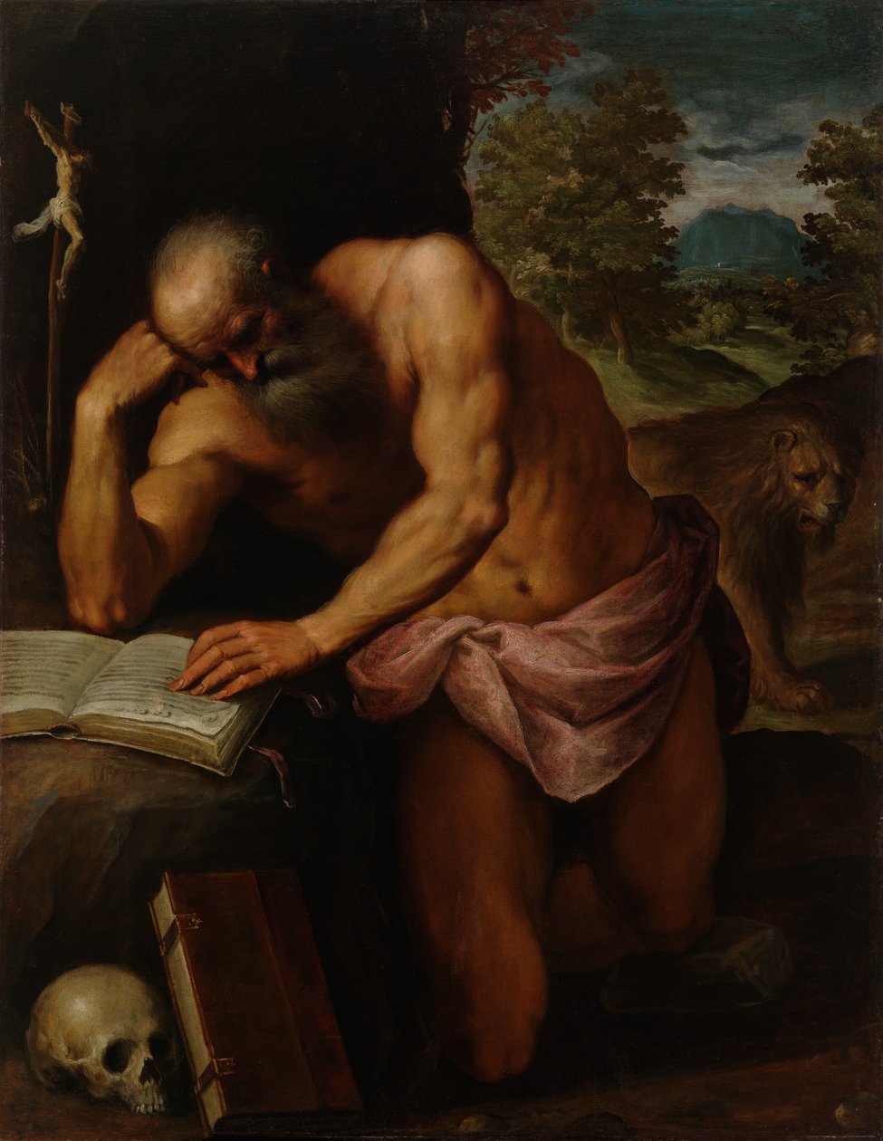 Sankt Jerome af Palma Il Giovane