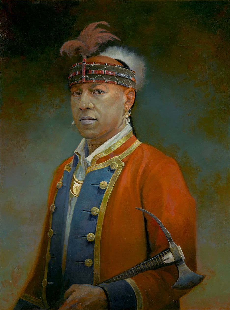 Allied to the King, 2017 (olie på lærred) af Pamela Patrick White