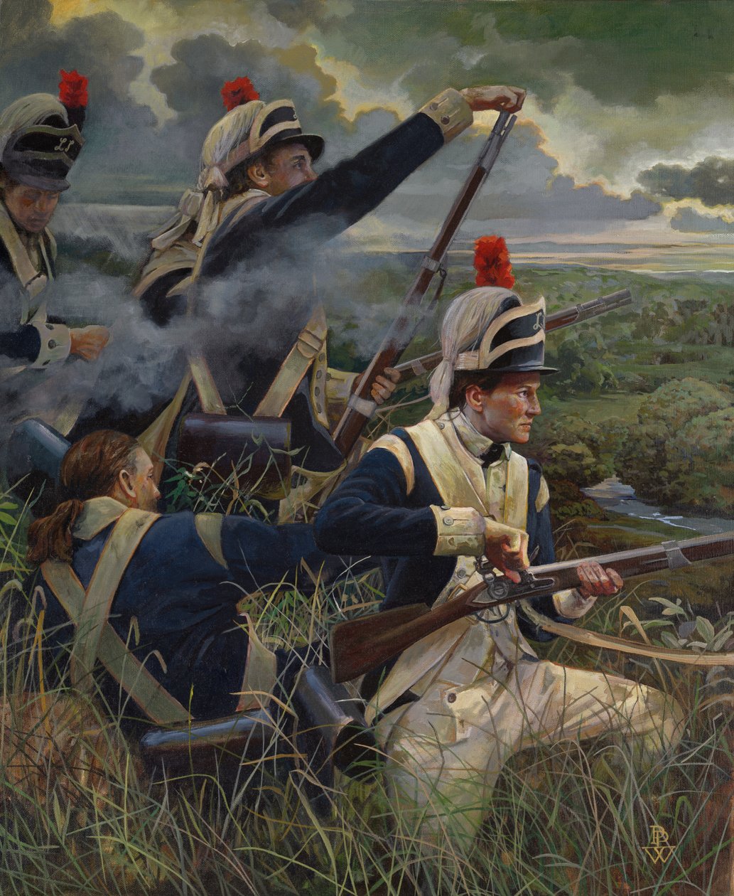 Deborah Sampson, 2010 (olie på lærred) af Pamela Patrick White