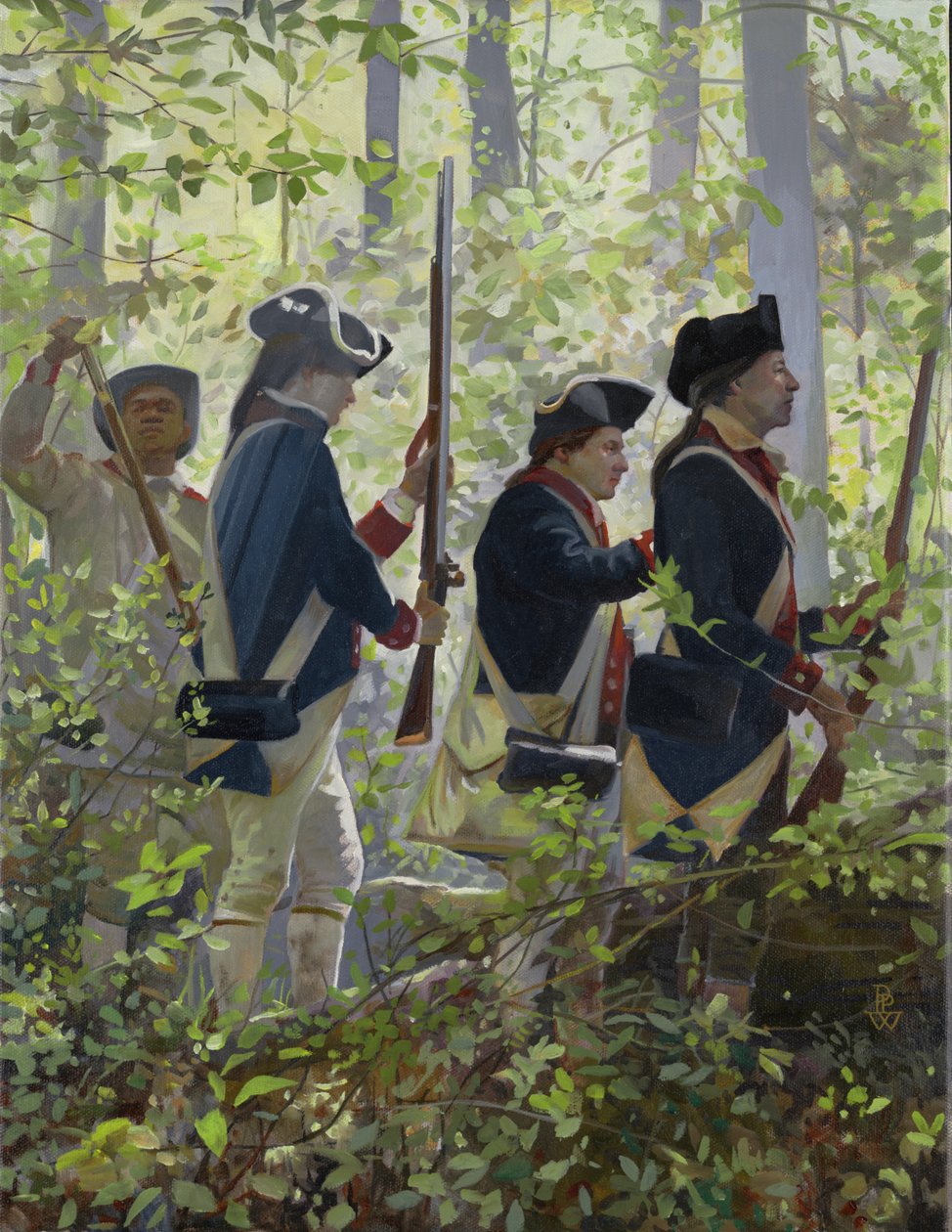 Forest Fire, 2009 (olie på lærred) af Pamela Patrick White