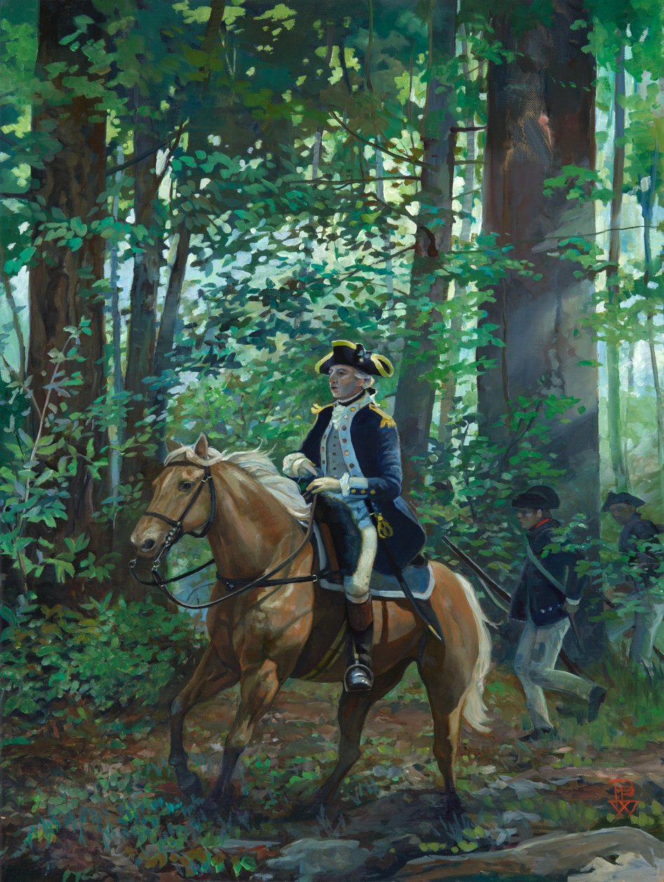 Lafayette, 2022 (olie på lærred) af Pamela Patrick White