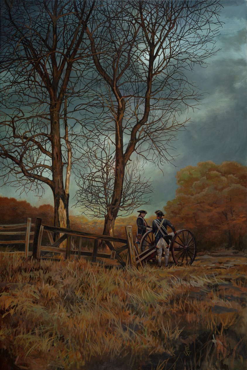 On the Heights, 2010 (olie på lærred) af Pamela Patrick White