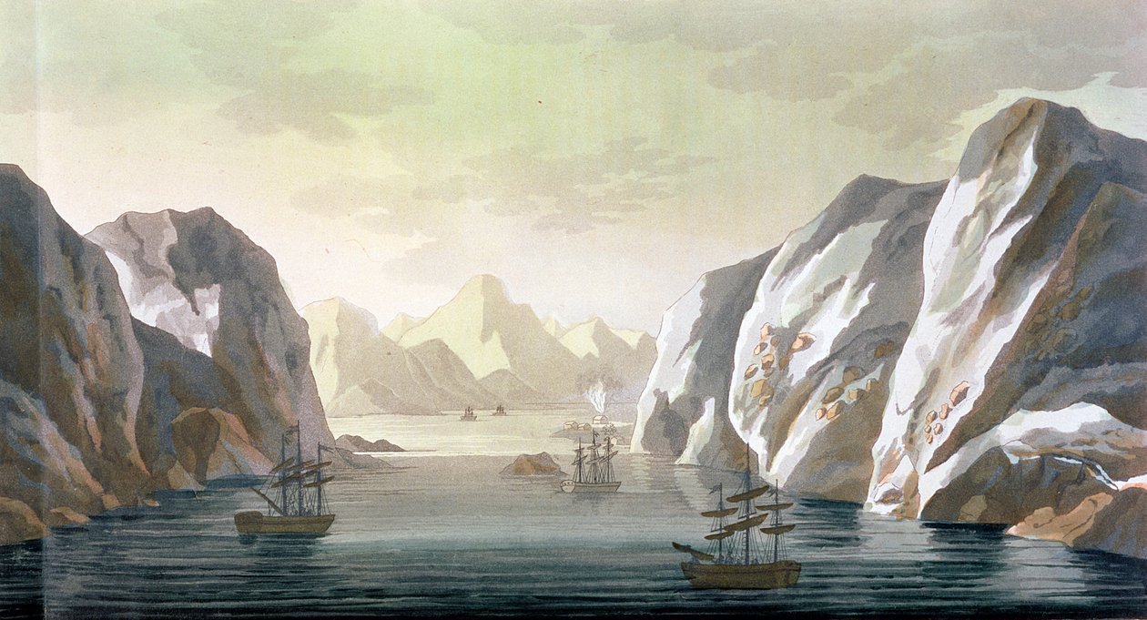 Seking the North West Passage - British Voyage to Spitsbergen, 1818, fra 