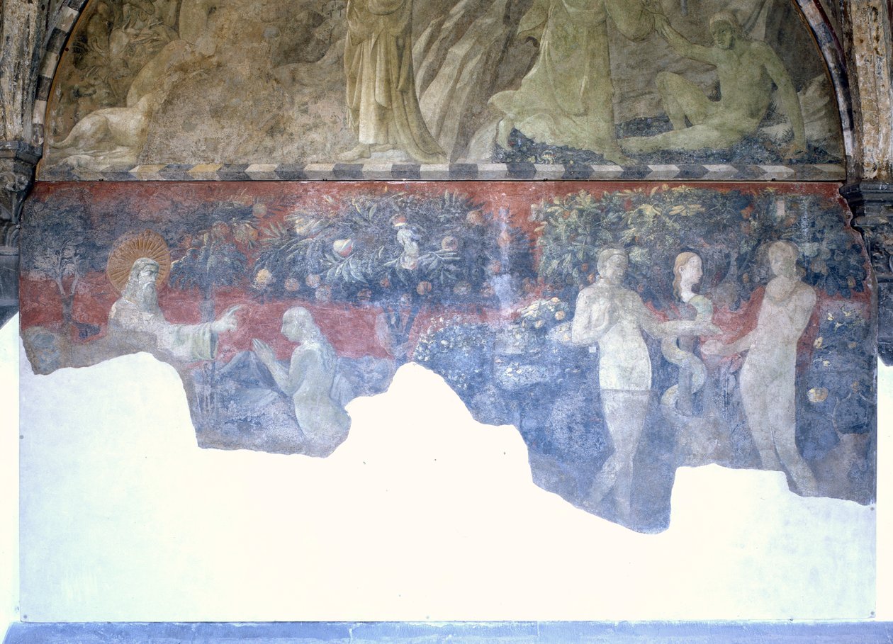 Adam og Eva, ca. 1424-25 af Paolo Uccello