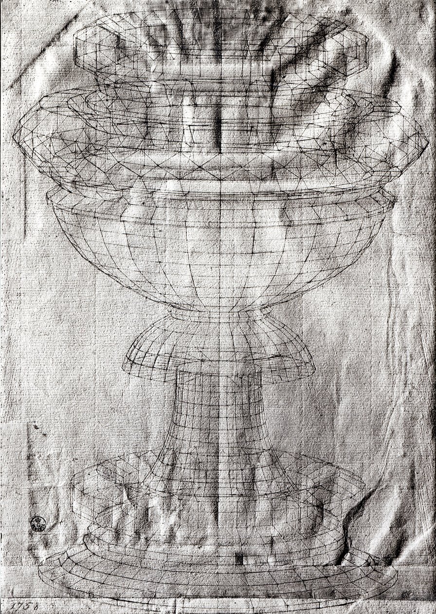Perspektivstudie af en kalk, 1430-40 af Paolo Uccello