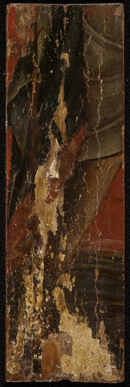 Saint Frances (bagsiden af panelet), midten af 1300-tallet (tempera på panelet) (se også 5242334-36) af Paolo Veneziano
