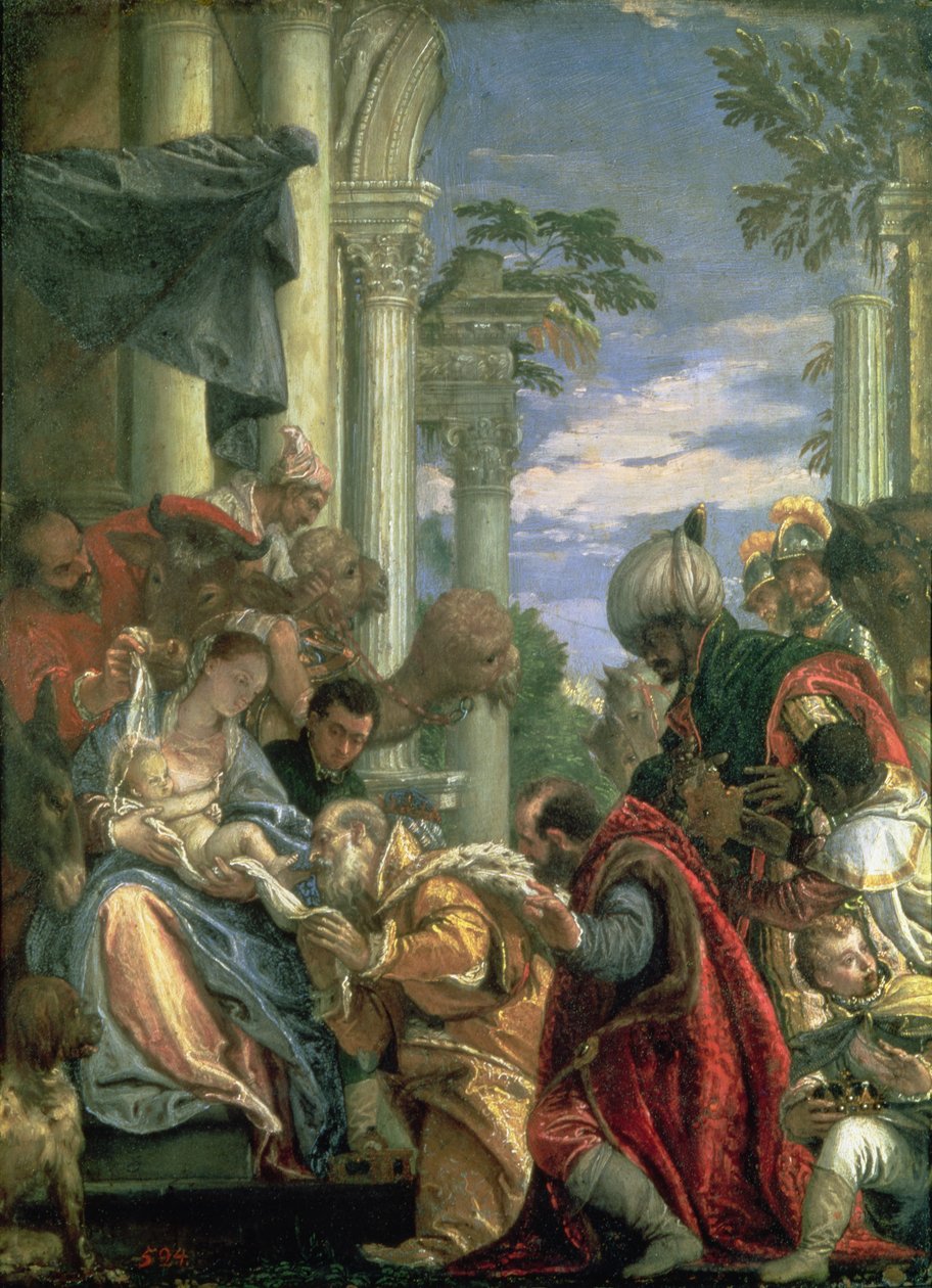 Tilbedelse af de tre konger, 1570