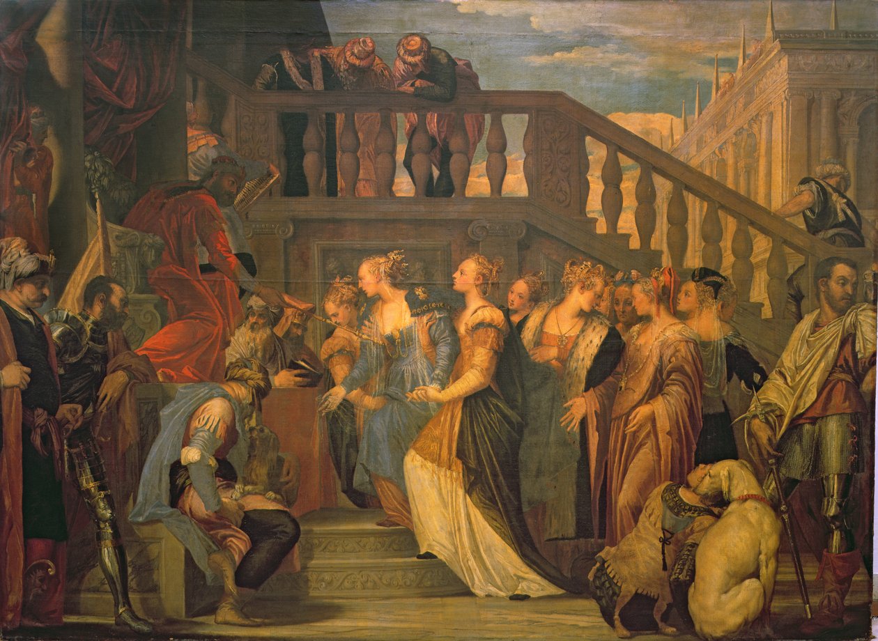 Ester og Ahasverus af Paolo Veronese