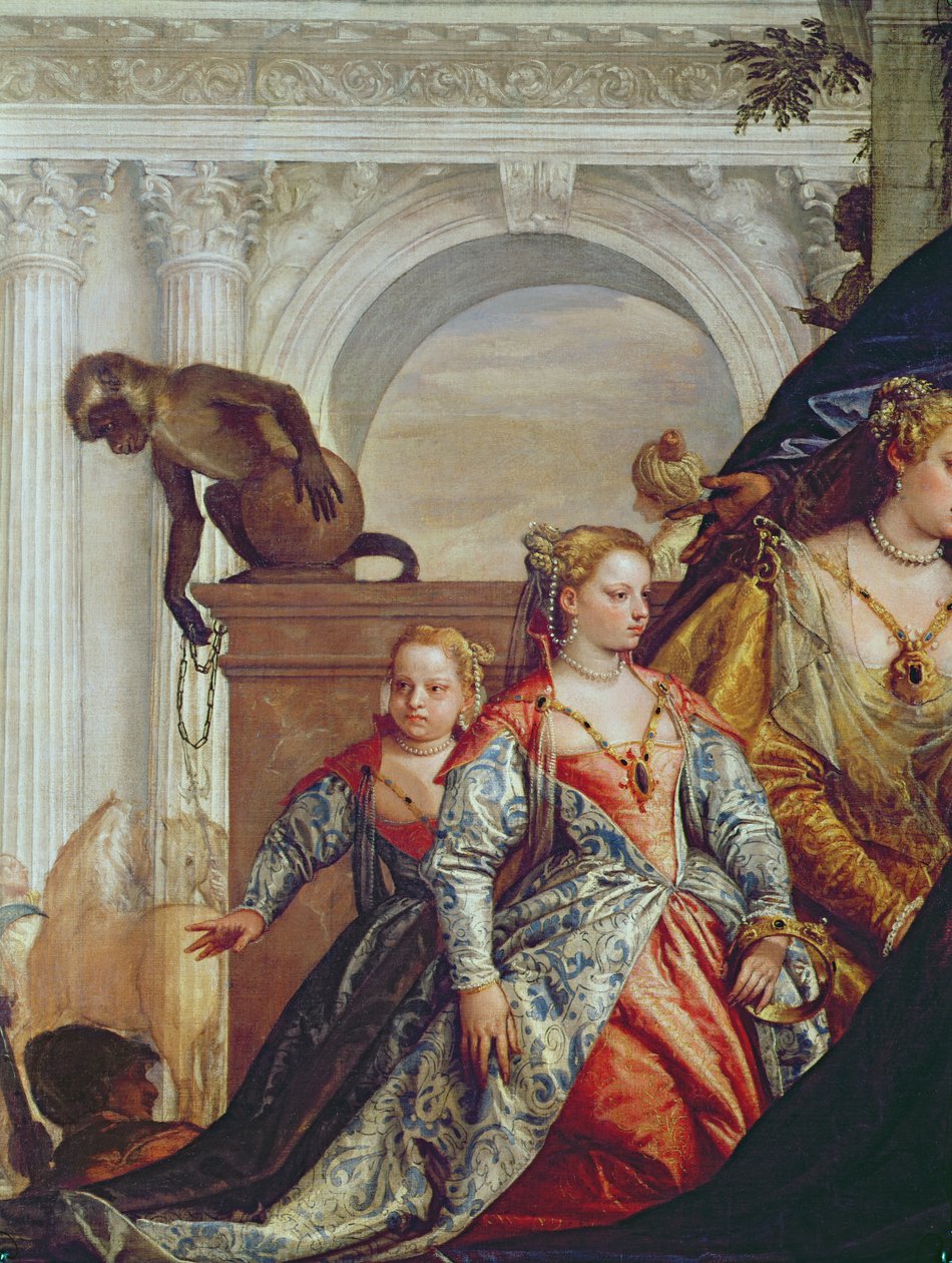 Familie af Darius før Alexander den Store (356-323 f.Kr.) (detaljer fra 2915) af Paolo Veronese