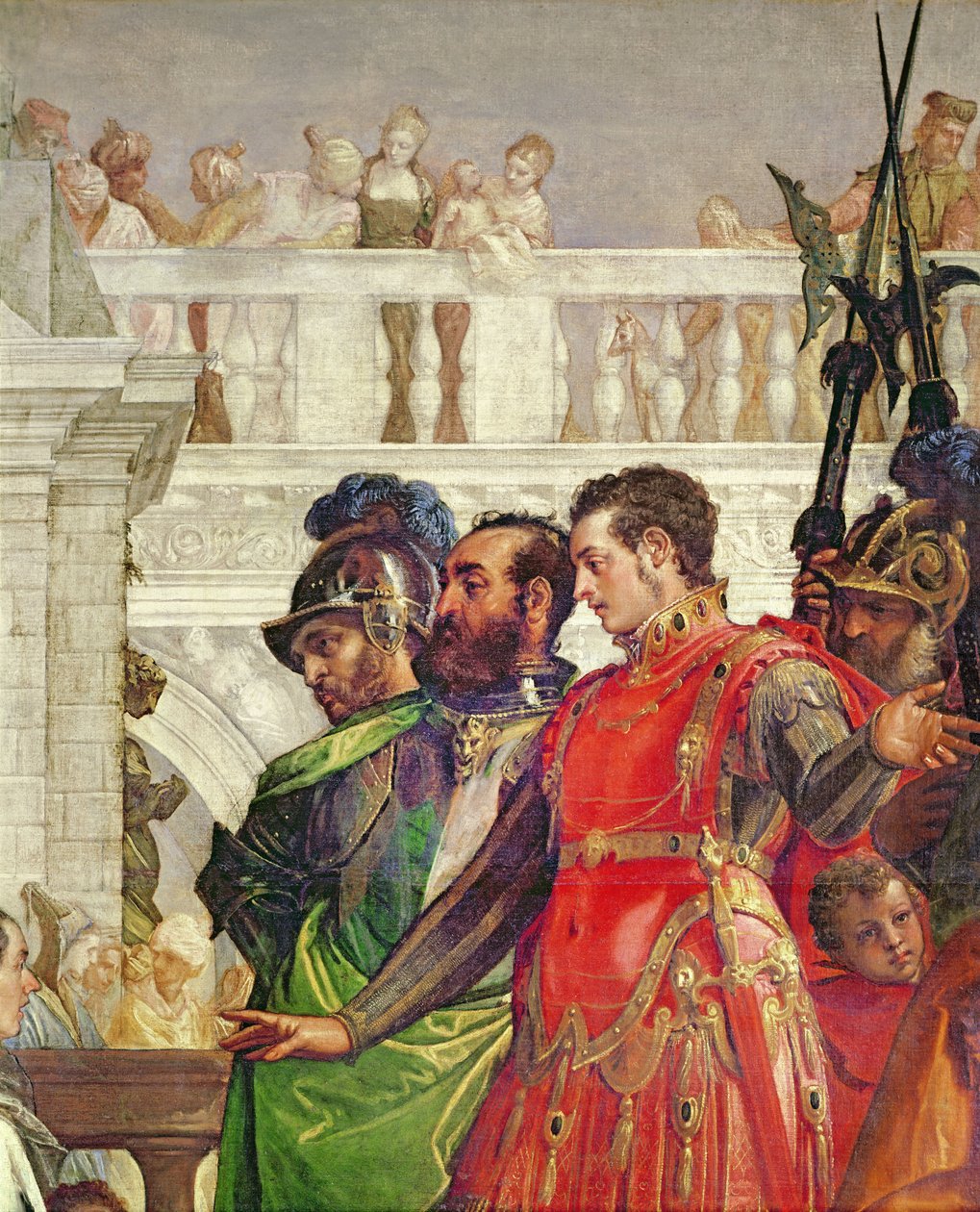Familie af Darius før Alexander den Store (356-323 f.Kr.) (detaljer fra 2915) af Paolo Veronese