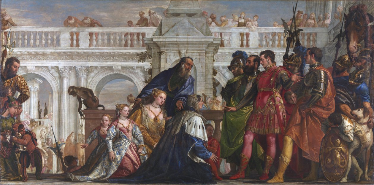 Darios familie foran Alessandro Familien til Darius før Alexander af Paolo Veronese