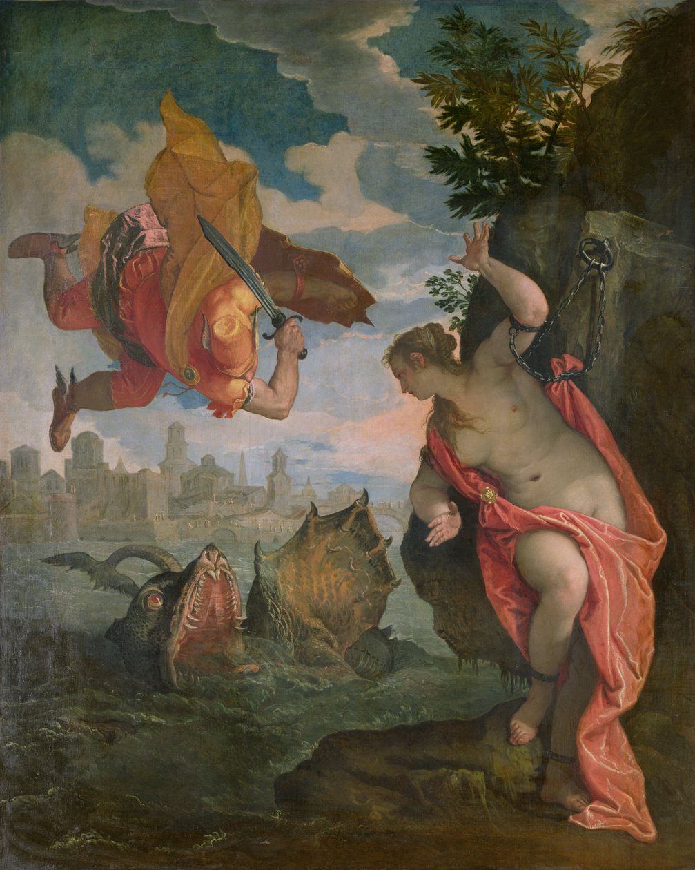 Perseus redder Andromeda af Paolo Veronese