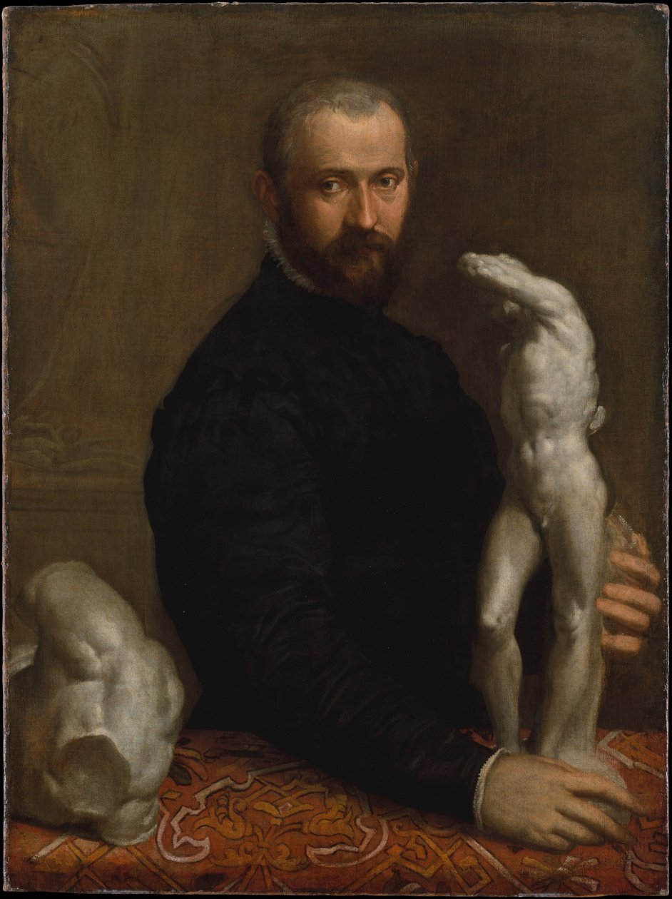 Portræt af Alessandro Vittoria af Paolo Veronese
