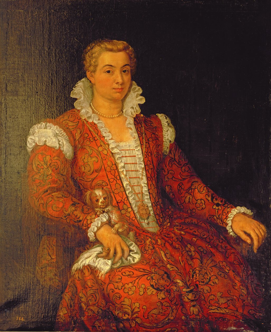 Portræt formodes at være Livia Colonna (d.1552) af Paolo Veronese