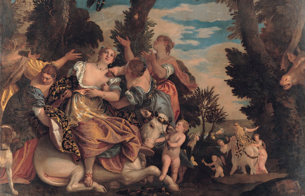 Voldtægt af Europa af Paolo Veronese