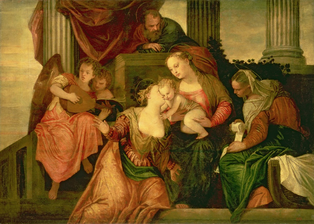 Sankt Catherines mystiske ægteskab, ca. 1548 af Paolo Veronese
