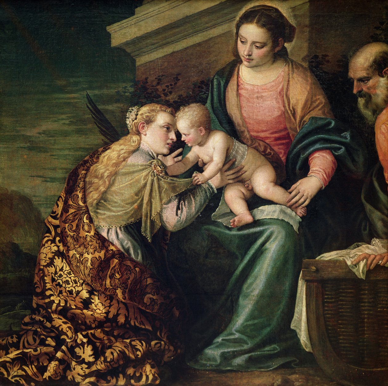 Det mystiske ægteskab af den hellige Katarina af Alexandria af Paolo Veronese