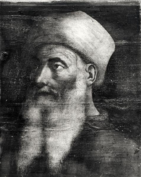 Fem mestre fra den florentinske renæssance, detalje af Paolo Uccello (1397-1475) (tempera på panel) af Paolo Uccello