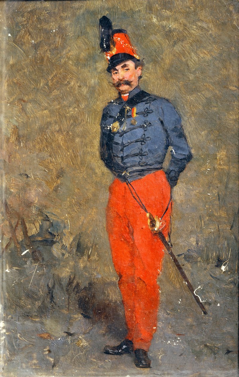 Portræt af Luigi Comastri (olie på lærred) af Paolo Bedini