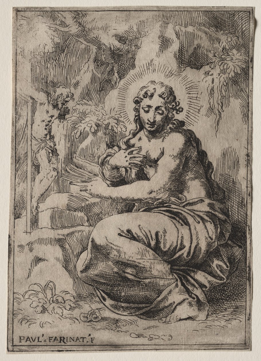 Magdalen, slutningen af 1500-tallet. af Paolo Farinati