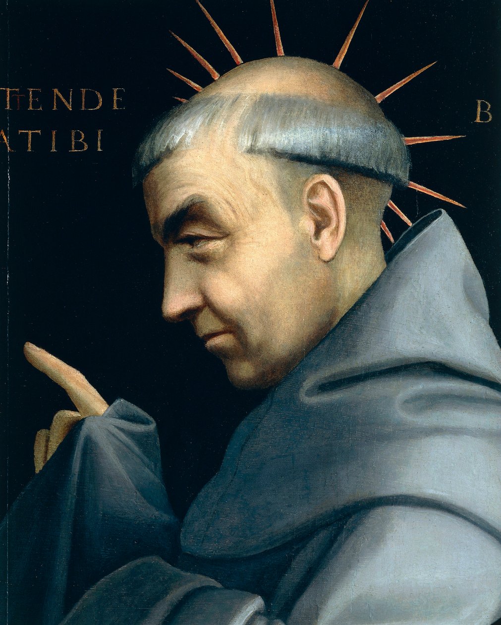 Sankt Bernhard af Siena, af Cavazzola (1486-1522) af Paolo Morando Cavazzola