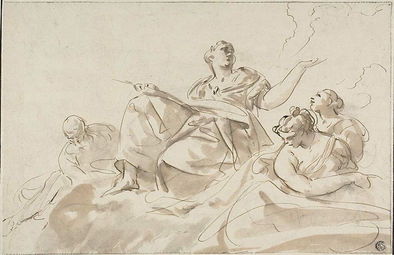 Allegoriske figurer af Paolo Pagani