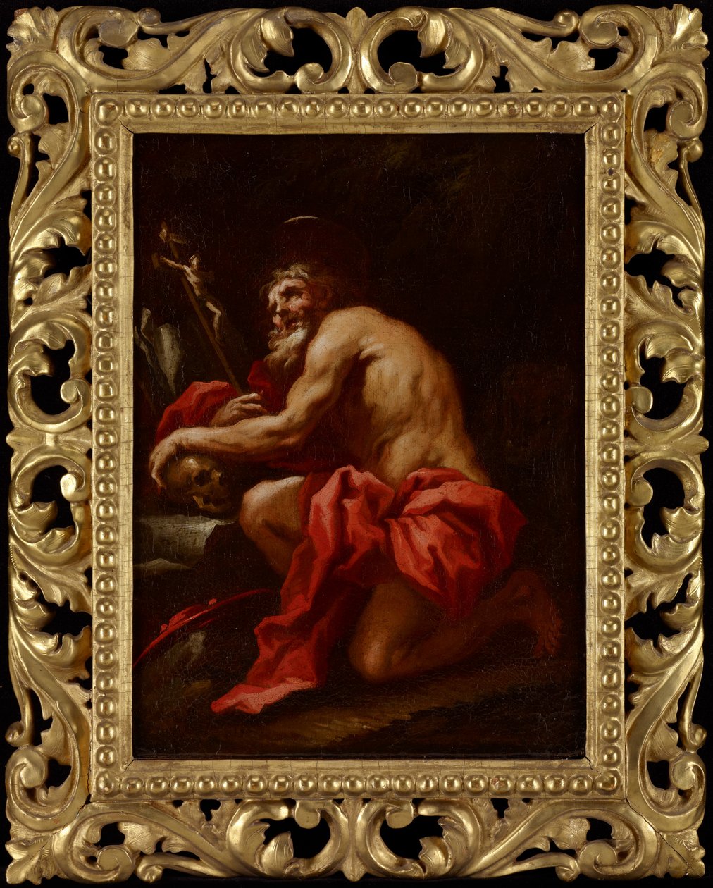 Sankt Hieronymus i ørkenen, ca. 1700 af Paolo Pagani