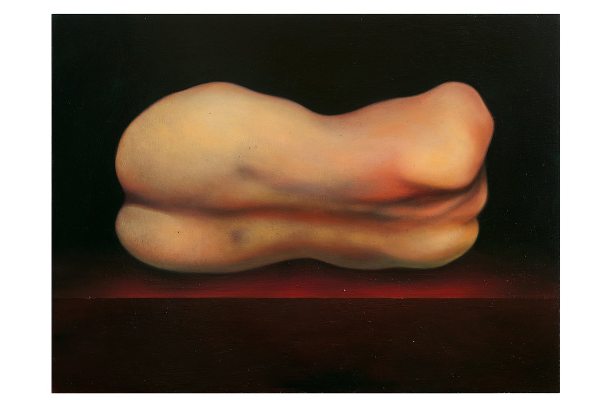 Uden titel, 2019 (olie på træpanel) af Paolo Perfranceschi