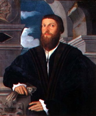 Portræt af lægen Coignati, ca. 1534 af Paolo Pino or Pini
