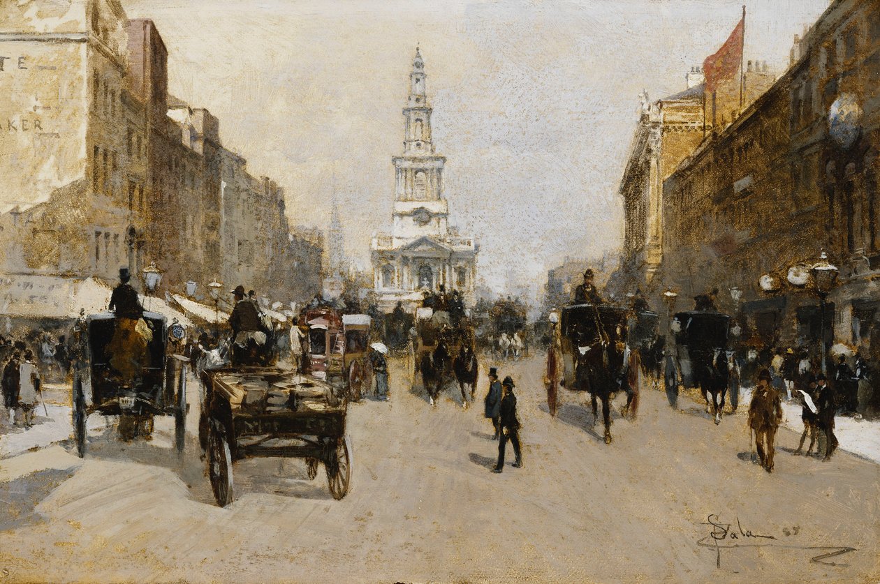 The Strand, London, 1888 af Paolo Sala