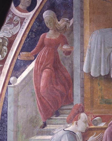 Jomfruens fødsel, fra Himmelfartskapellet af Paolo Uccello