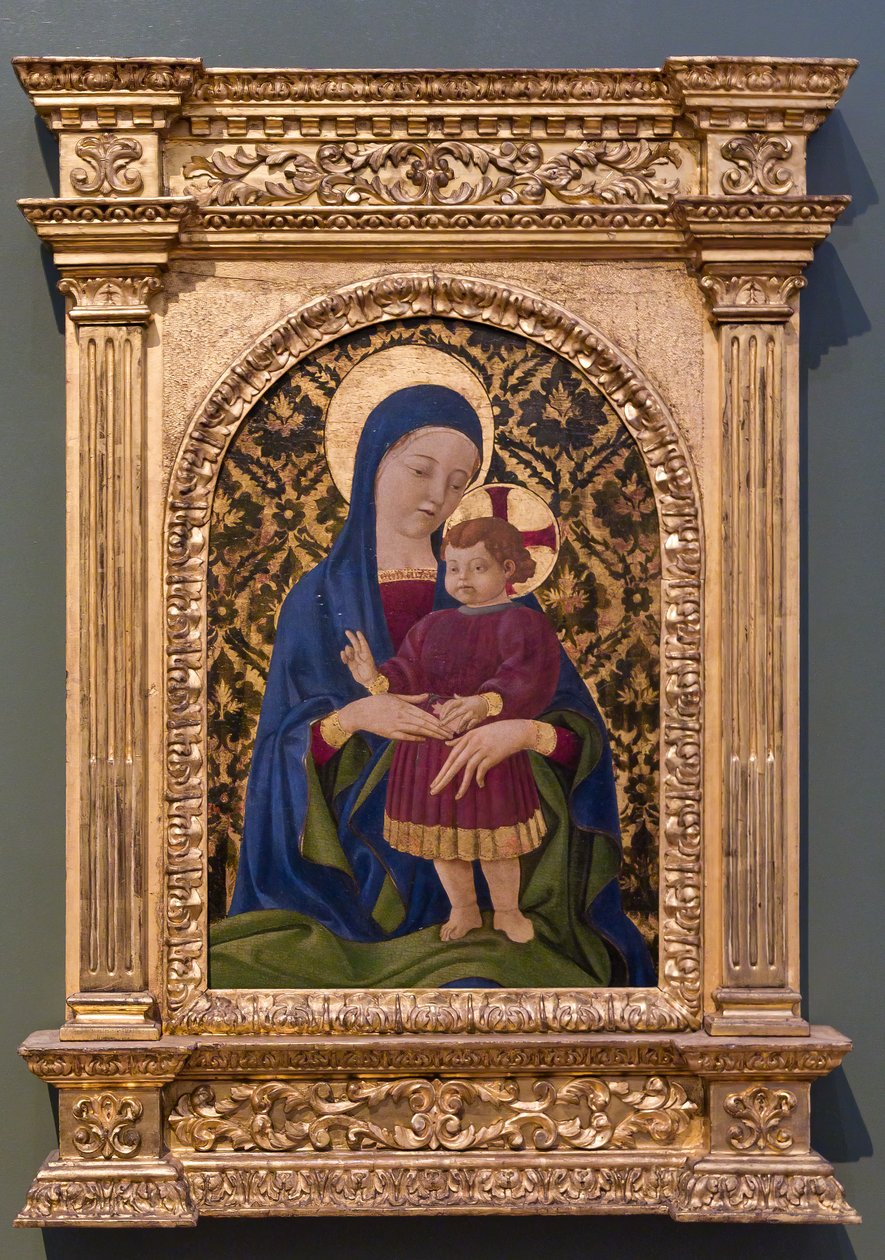 Madonna og det lille barn af Paolo Uccello