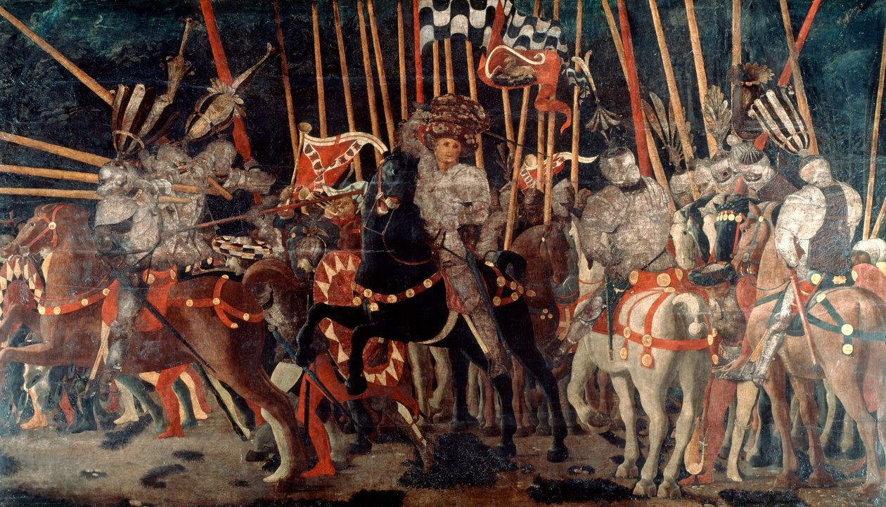 Slaget ved San Romano, 1432 c1435-1440 af Paolo Uccello