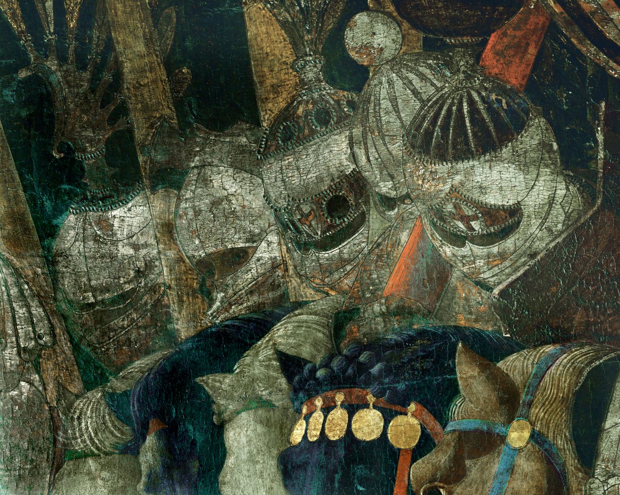 Slaget ved San Romano mellem Firenze og Siena i 1432 ... af Paolo Uccello