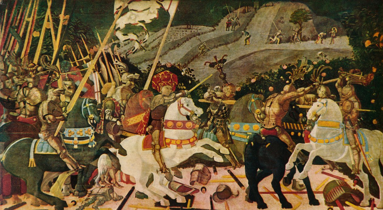Slaget ved San Romano, c1438, 1909 af Paolo Uccello