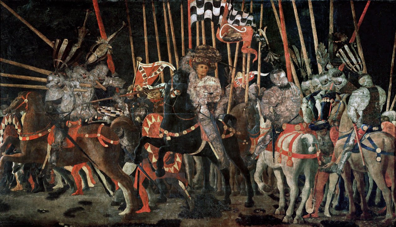Slaget ved San Romano ... af Paolo Uccello