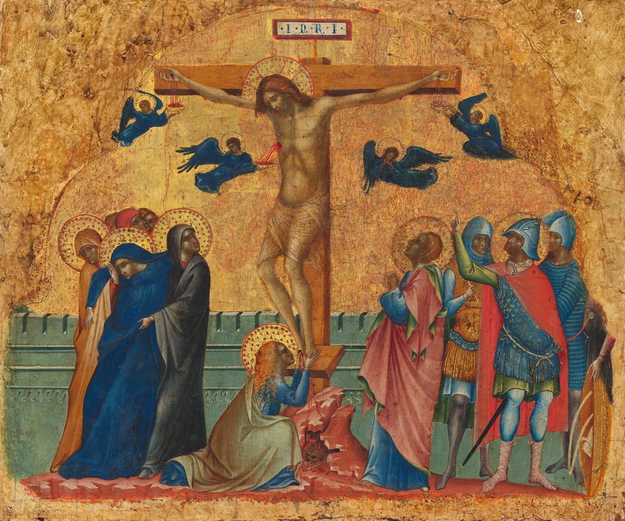 Korsfæstelsen, ca. 13401345. af Paolo Veneziano