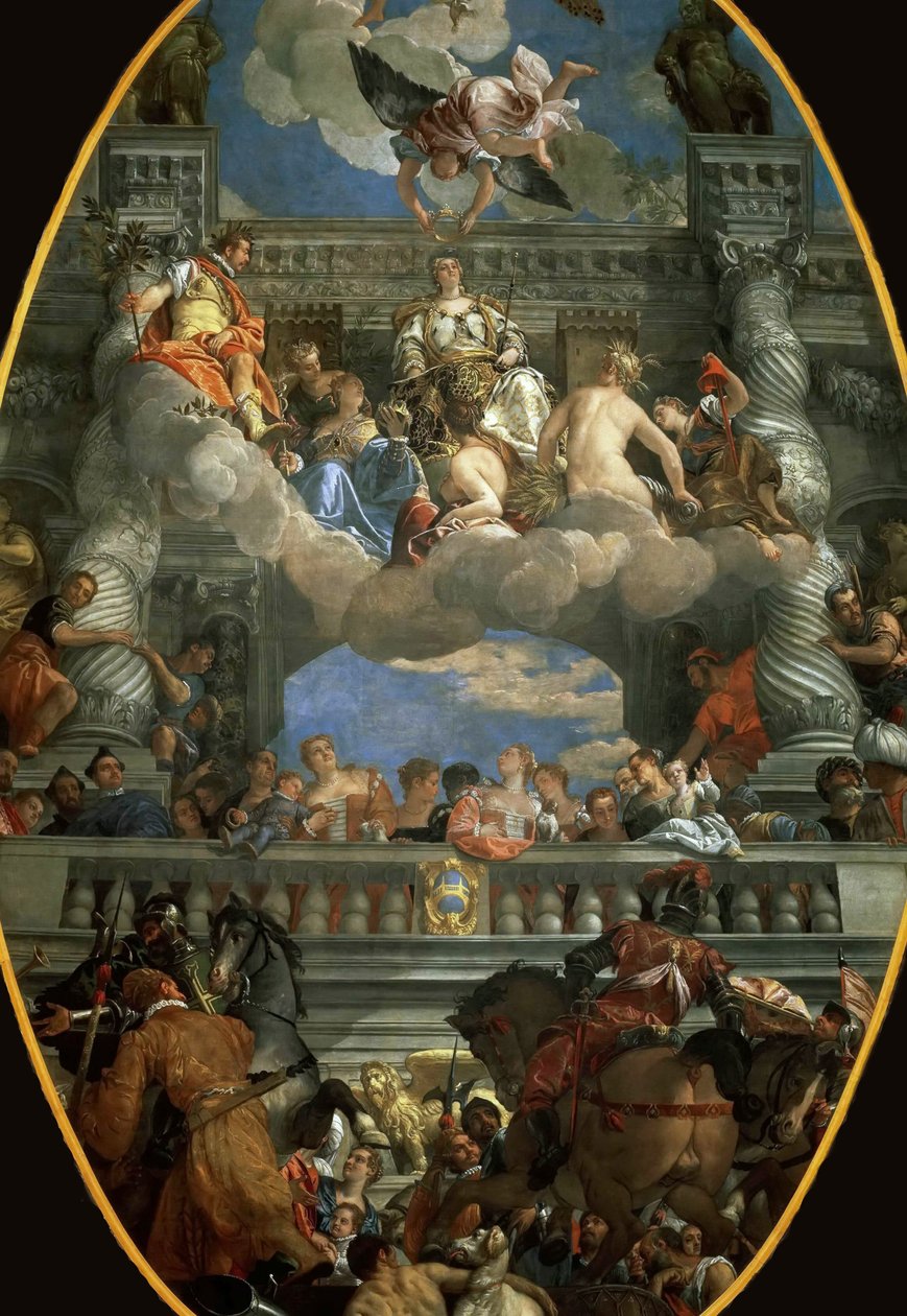 Apotheosis of Venedig, 1585. af Paolo Veronese