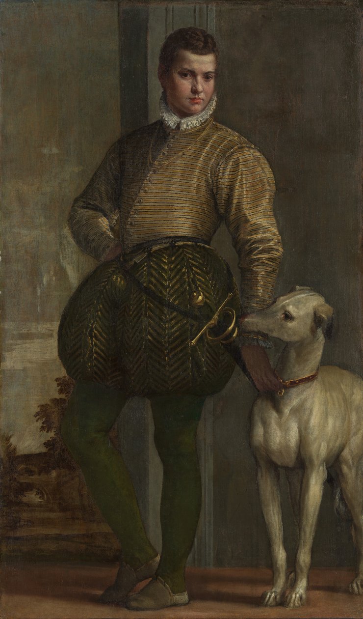 Dreng med en Greyhound, muligvis 1570