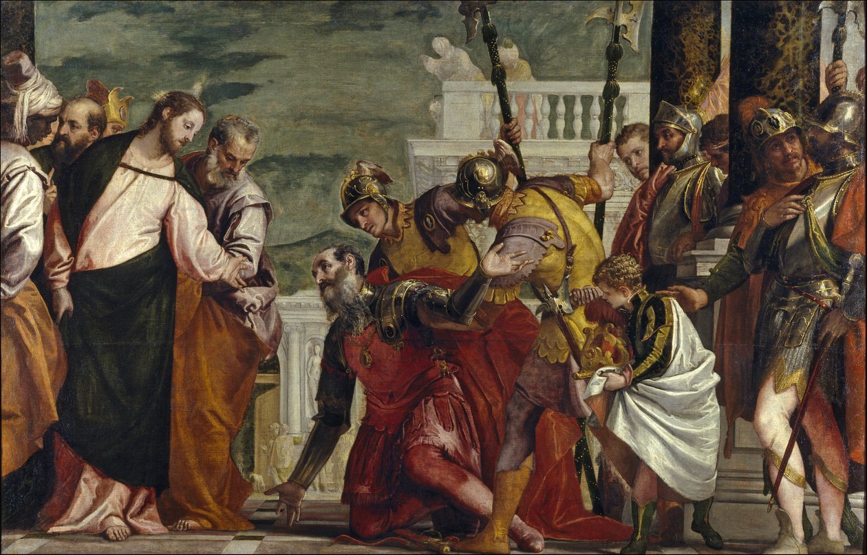 Jesus helbreder en centurions tjener af Paolo Veronese